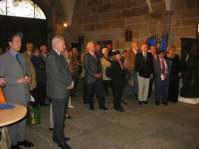 Erffnung der Knstlerausstellung in der Ehrenhalle des Rathauses Nrnberg.