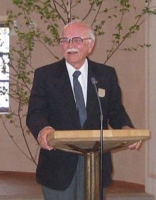 Siebenbrgisch-Schsischer Kulturpreistrger 2005: Kirchenmusikdirektor Adolf Hartmut Grtner. Foto: Josef Balazs