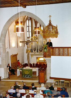 Gottesdienst nach traditioneller Groauer Art. Fotos: Frank Schartner