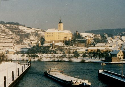 Schloss Horneck in Gundelsheim in Neckar ist Sitz des Museums, der Bibliothek und anderer Kultureinrichtungen der Siebenbrger Sachsen.