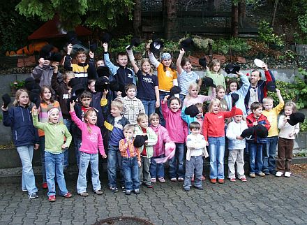 Bis zum nchsten Mal! Die 31 Kinder hatten groen Spa beim Familienausflug.