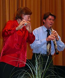 Herbstkonzert im HdH Nrnberg, das Ehepaar Felix und Karin Beer. Foto: Doris Hutter