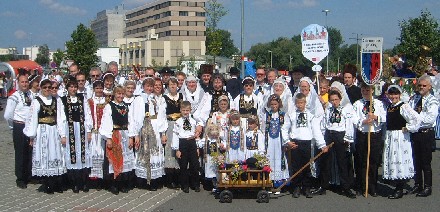 Siebenbrger Sachsen beim 1000-jhrigen Jubilum der Stadt Herzogenaurach. Foto: Hans Werner Krempels