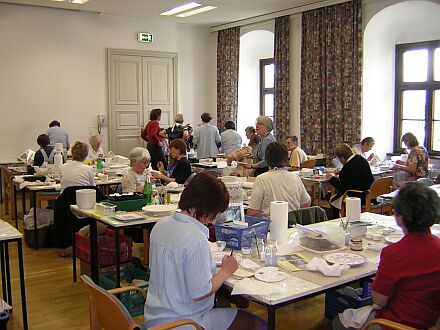 Knstler bei der Arbeit. Foto: Lohr