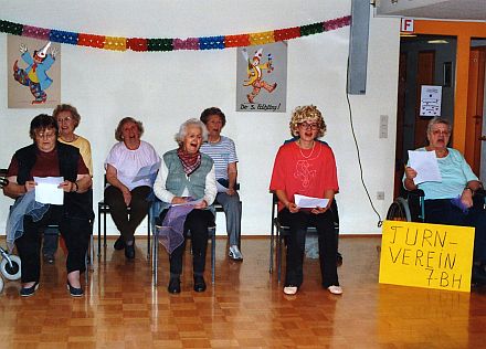 Gesangsdarbietung des Turnvereins. Foto: Gustav Brantsch