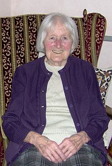 Martha Eberle aus Nubach wird am 4. April hundert Jahre alt.