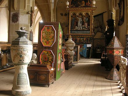 Schsisches Museum in der Evangelischen Kirche zu Mediasch. Foto: Frank-Thomas Ziegler