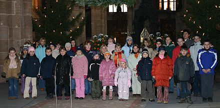 Nrnberger Kindergruppe in St. Sebald