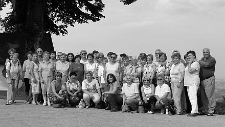 Ein Groaufgebot an Obfrauen der obersterreichischen Nachbarschaften nahm am Ausflug des Frauenreferates teil. Foto: Lohr