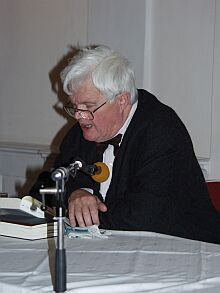 Eginald Schlattner las auf Schloss Horneck. Foto: Hans-Werner Schuster