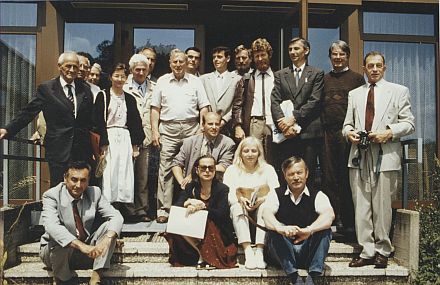 Teilnehmer der internationalen Fachtagung am 30. Juni 1992 in Illnitz am Neusiedler See (Burgenland) in sterreich. Foto: Gnter Volkmer