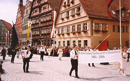 Tartlauer Trachtengruppe beim Heimattag 2006 in Dinkelsbhl.