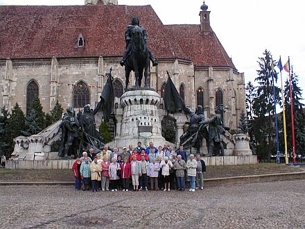 Traunreuter Gruppe auf ihrer Siebenbrgenreise.