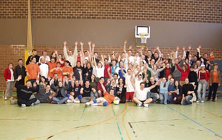 Fairness und siebenbrgischer Gemeinschaftssinn prgten das zweite Vollyeballturnier in Mnchen. Foto: Petra Reiner