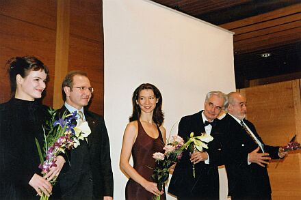 Das Ensemble nach einer hchst anregenden Wagner-Rgeny-Hommage, von links: Elisabeth Breckner, Prof. Ortwin Schuster, Cornelia Stein, Peter Szaunig und Joachim Szaunig. Nicht auf dem Bild ist Brigitte Drodtloff. Foto: Konrad Klein.