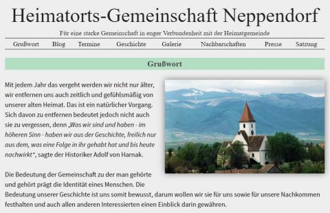 Homepage der Heimatortsgemeinschaft Neppendorf ...