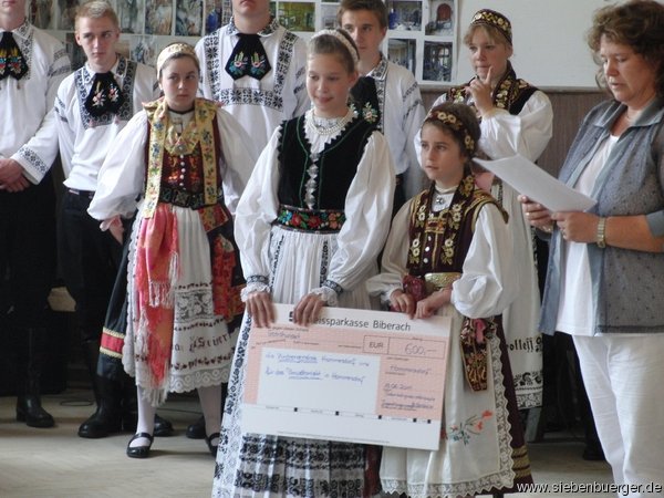 Scheckübergabe Scheckübergabe