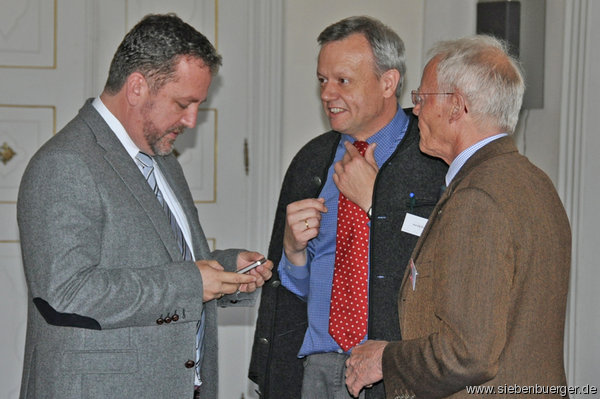 Bernd Fabritius, Harald Roth und Christoph Machat (von links)