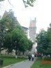 Evangelische Stadtpfarrkirche in Bistritz: Vom Parks aus gesehen