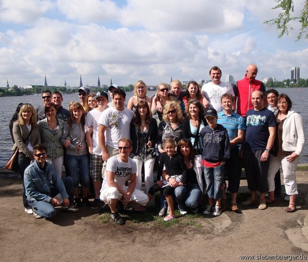 Gruppenfoto der Reisenden