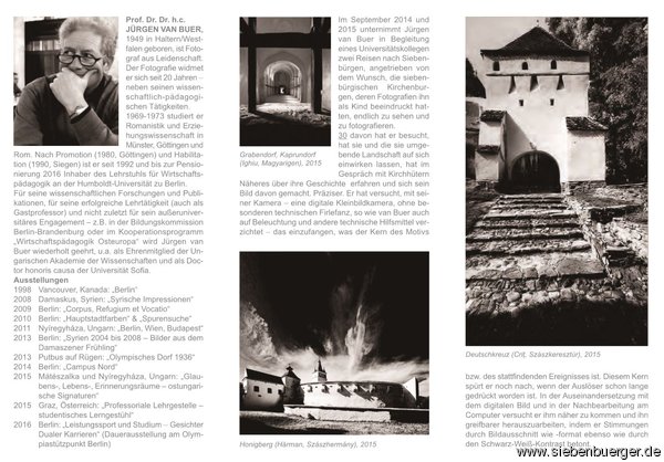 Faltblatt Ausstellung „Ein’ feste Burg … Kirchenburgen in Siebenbürgen" Faltblatt Ausstellung „Ein’ feste Burg … Kirchenburgen in Siebenbürgen"