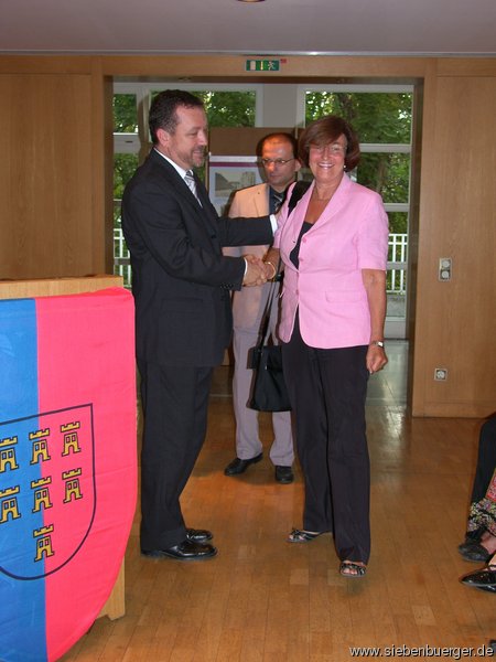 Begrüßung der Sozialministerin Begrüßung der Sozialministerin