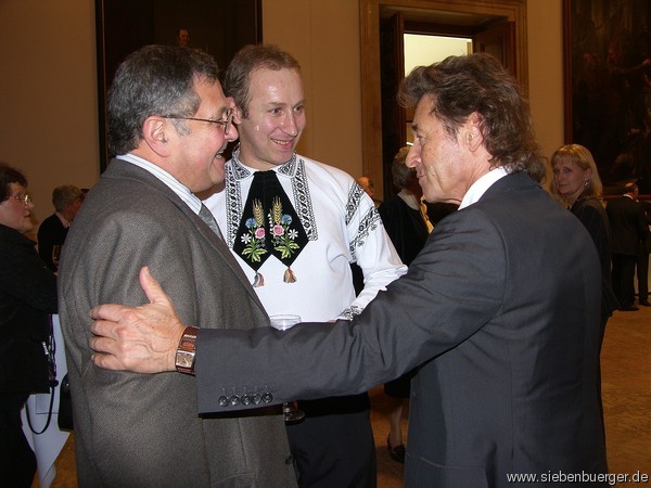 Peter Maffay im Gesprch mit Samuel Krauss und Gerhard Martini