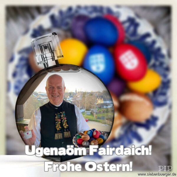 Ugenam Faierdaich! Frohe Ostern!