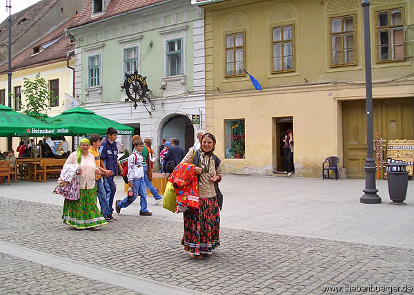 Spaziergang in der Heltauer Gasse