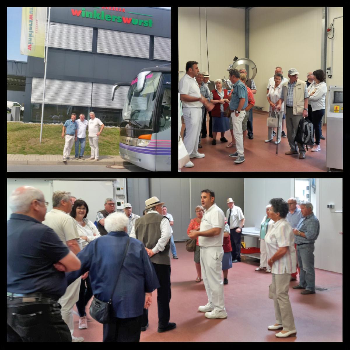 Ausflug der Kreisgruppe zur Firma Winklerswurst ...