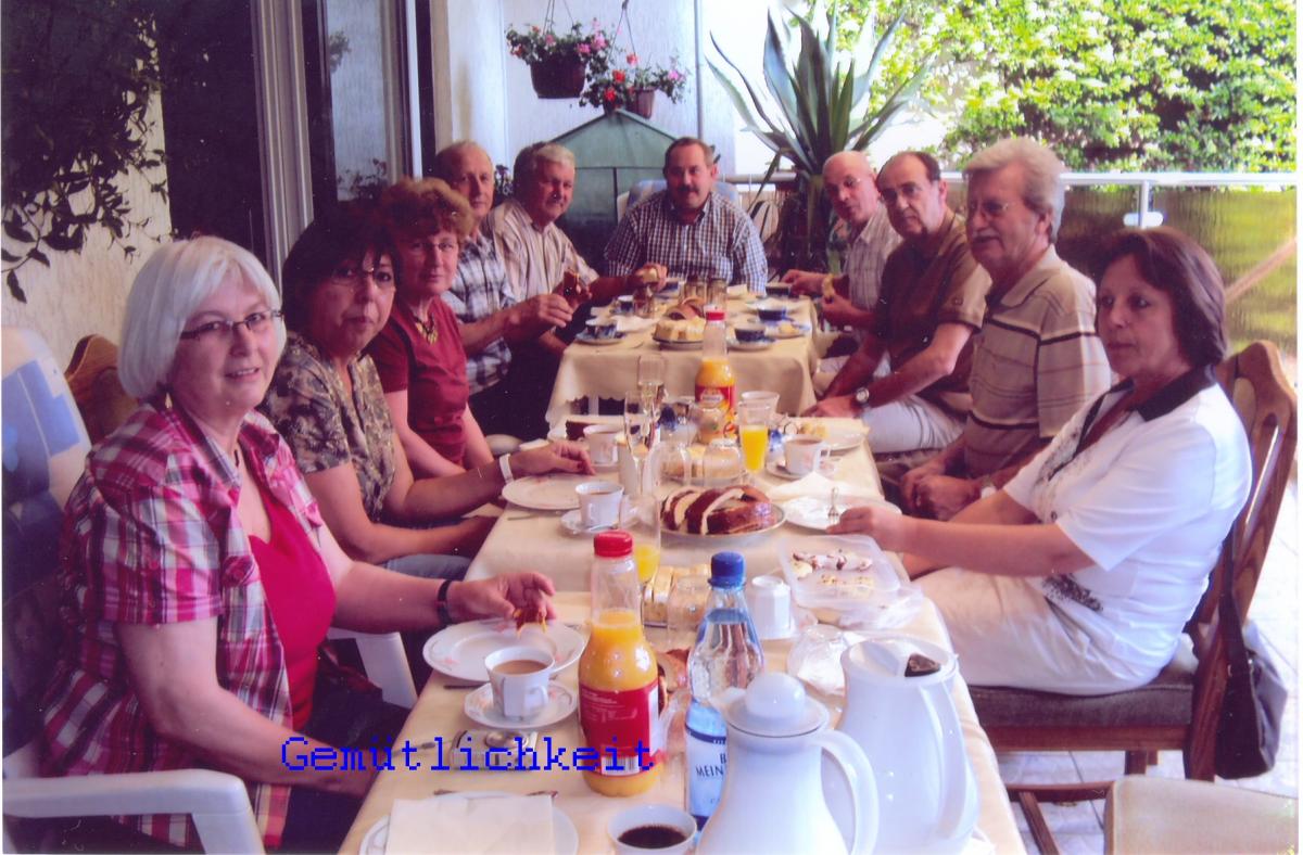 Gem�tlichkeit wird im Vorstand der Kreisgruppe ...