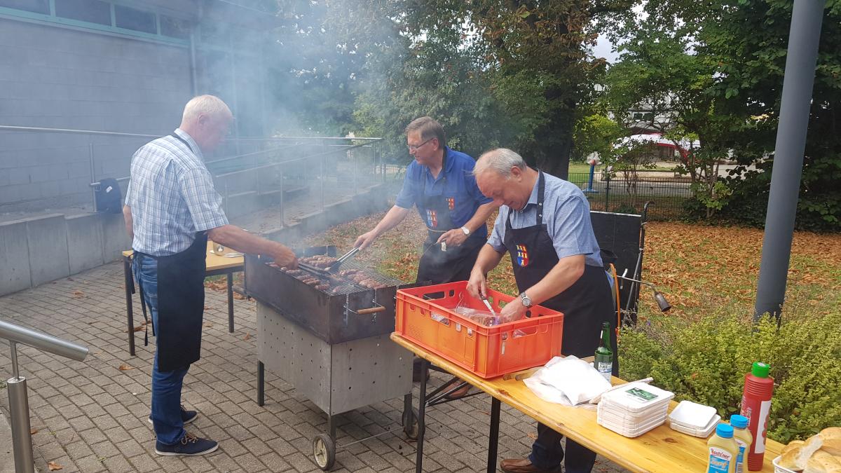 Beim Grillfest der Kreisgruppe 2022 ...