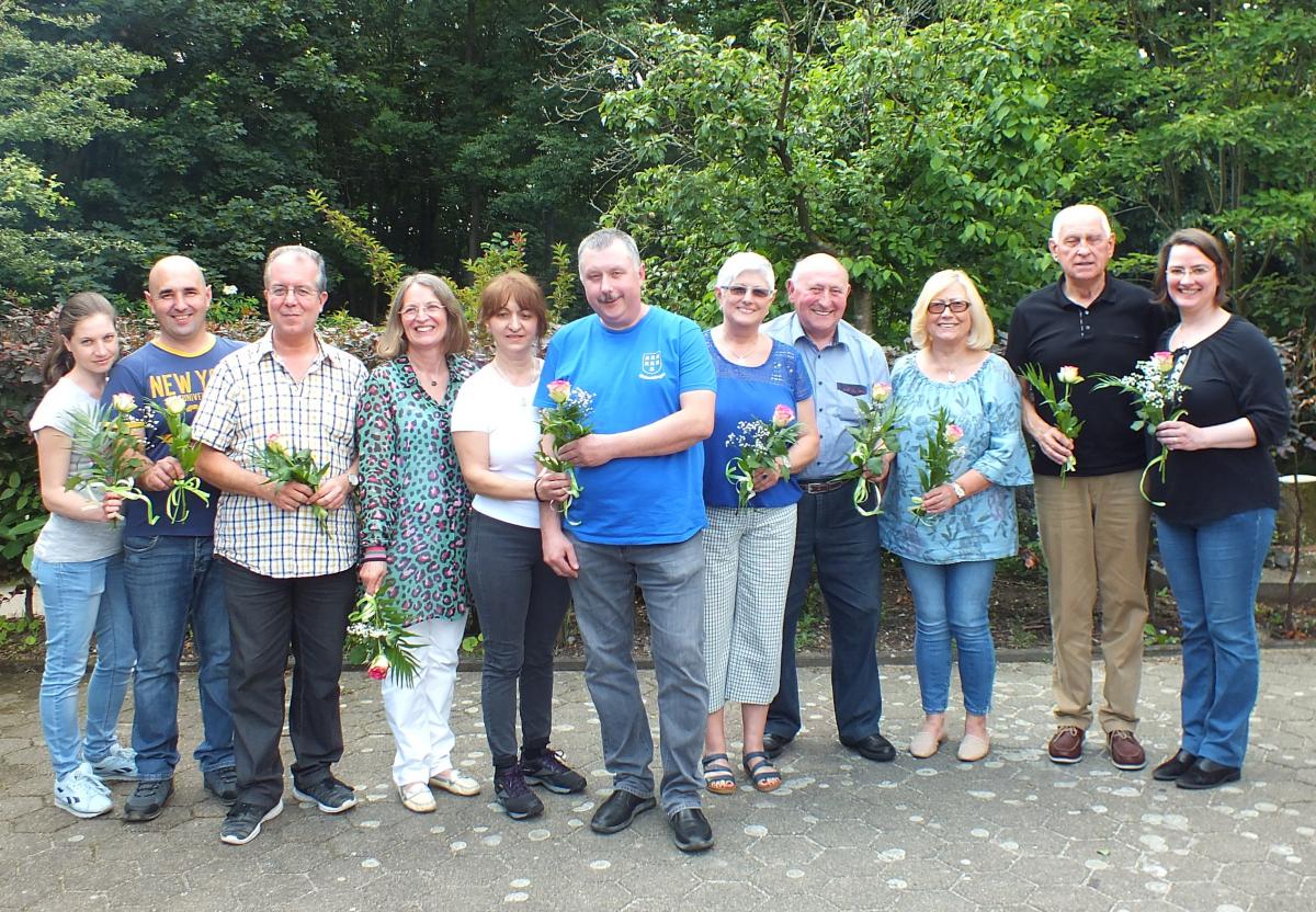 Der 2019 gew�hlte Vorstand der Kreisgruppe ...