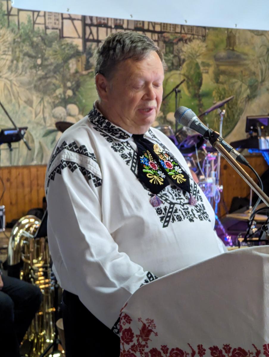 Der Kreisgruppenvorsitzende G�nter Scheipner beim ...