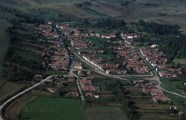 Abtsdorf bei Agnetheln - Luftbild Nr. 2