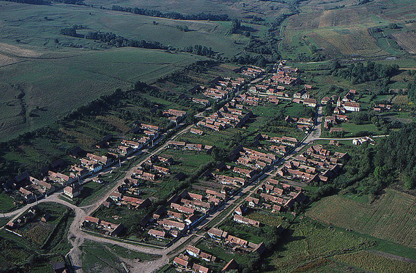 Abtsdorf bei Agnetheln - Luftbild Nr. 1