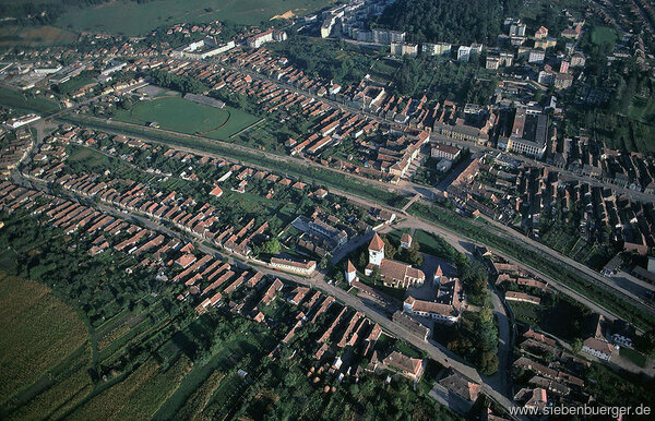 Agnetheln - Luftbild Nr. 1