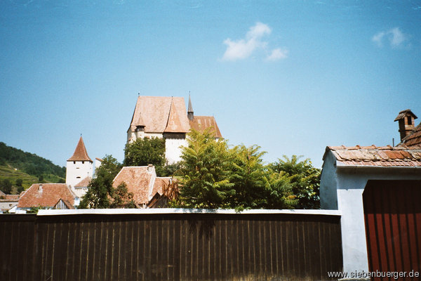 Kirchenburg aus der Neugasse gesehen
