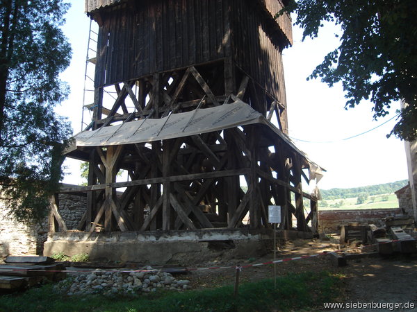 Der Glockenturm im August 2014
