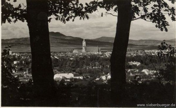 Bistritz-Totalansicht 1940-er