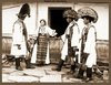 Rumnische Trachten aus dem Samoschtal bei Bistritz