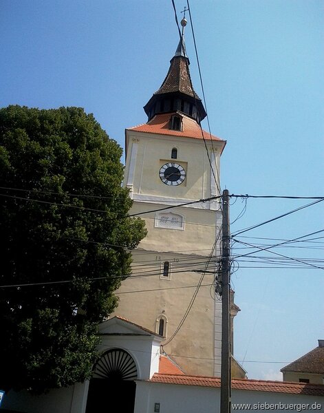 Turm der evangelischen Kirche
