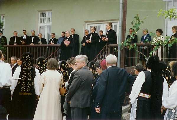 Die Prsentation von Pfarrer Helmut Kramer fand ...