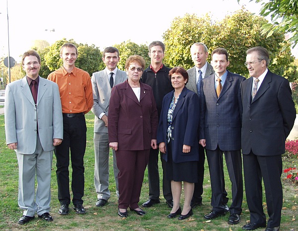 Der neue Vorstand, von links: Siegbert Bruss, ...