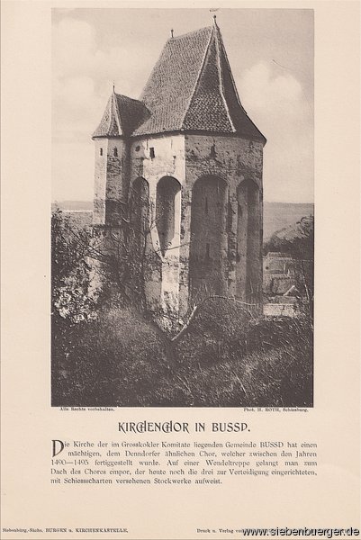 Bud - Kirchenchor um 1900