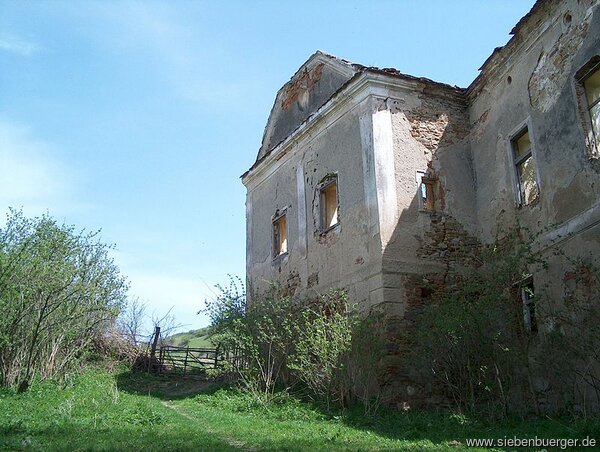 Ruine des Bolyai-Schlosses im benachbarten Buia