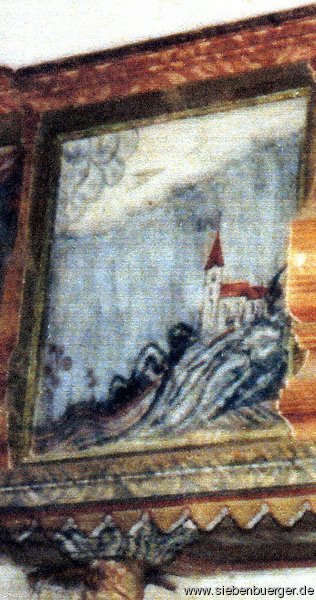 Detailbild der Felldorfer Empore ca. 17 .Jhd.