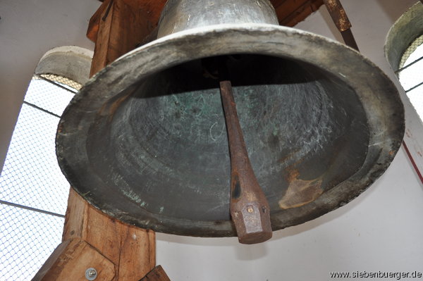 Die Felldorfer -Glocke von 1496 in der griechisch orthodoxen Kirche von FILITELNIC am 3.August 2011
