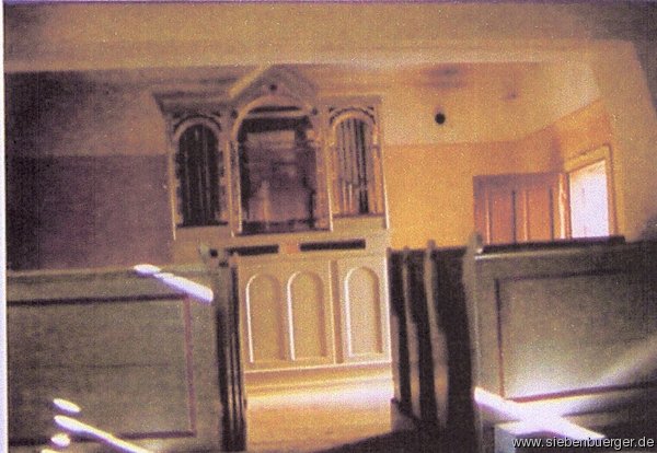 Die geplnderte Orgel aus dem Jahr 1875
