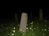 Friedhof von Felldorf bei Nacht